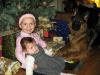 Beau en Britt k kerst 2007